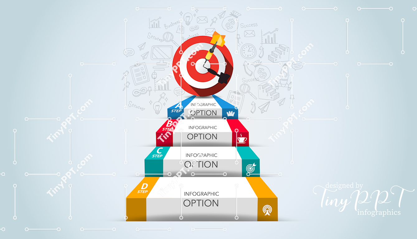 Step Pyramid Infographic Template