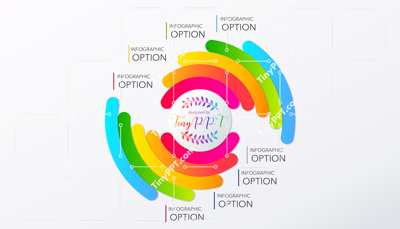 Circular Cycle Infographic PowerPoint