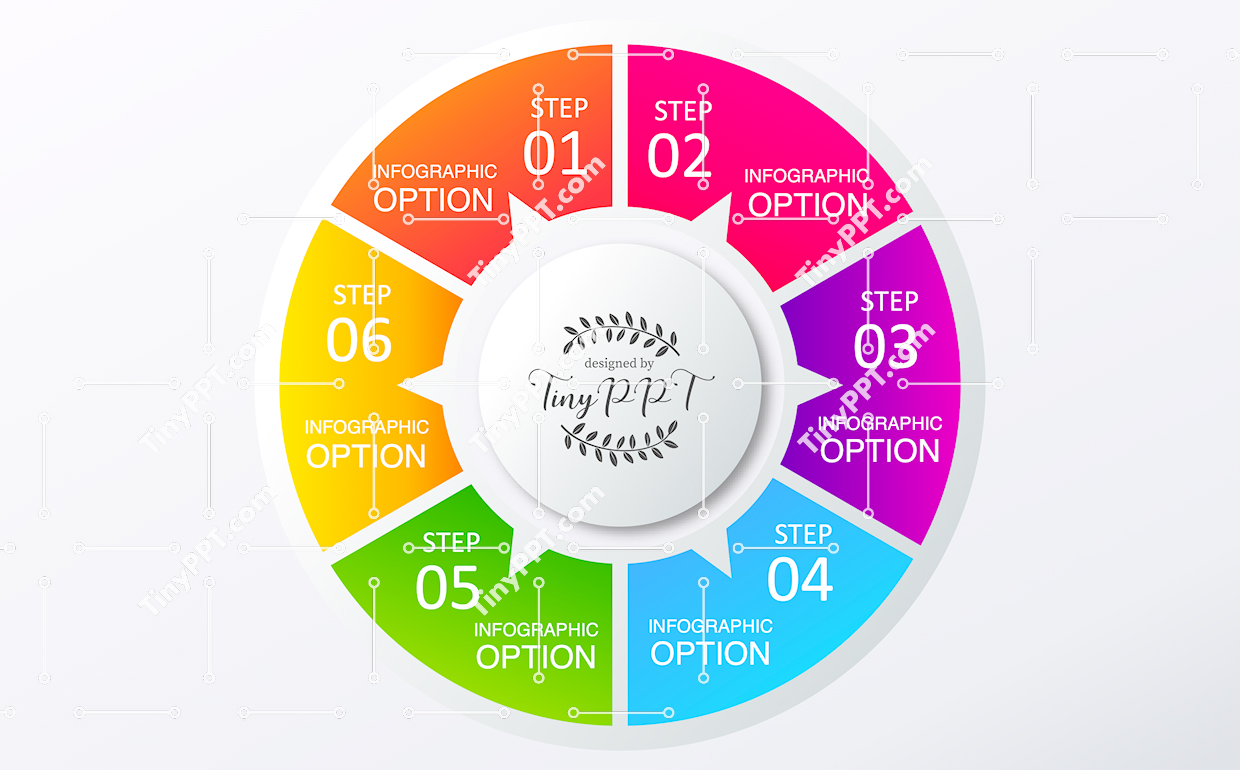 Circular Process Diagram PPT Slide