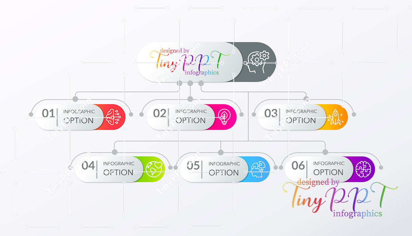 Horizontal Steps Process Template