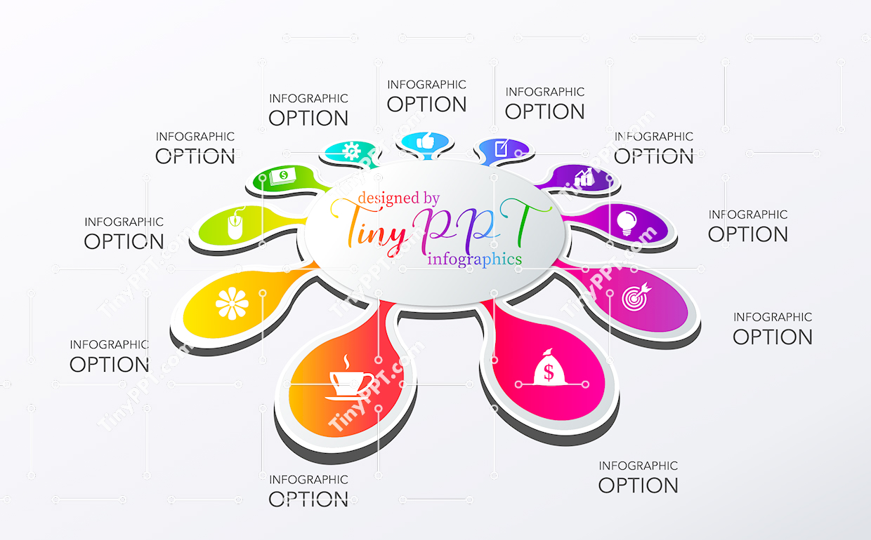 Multi Node Relationship Infographic Template