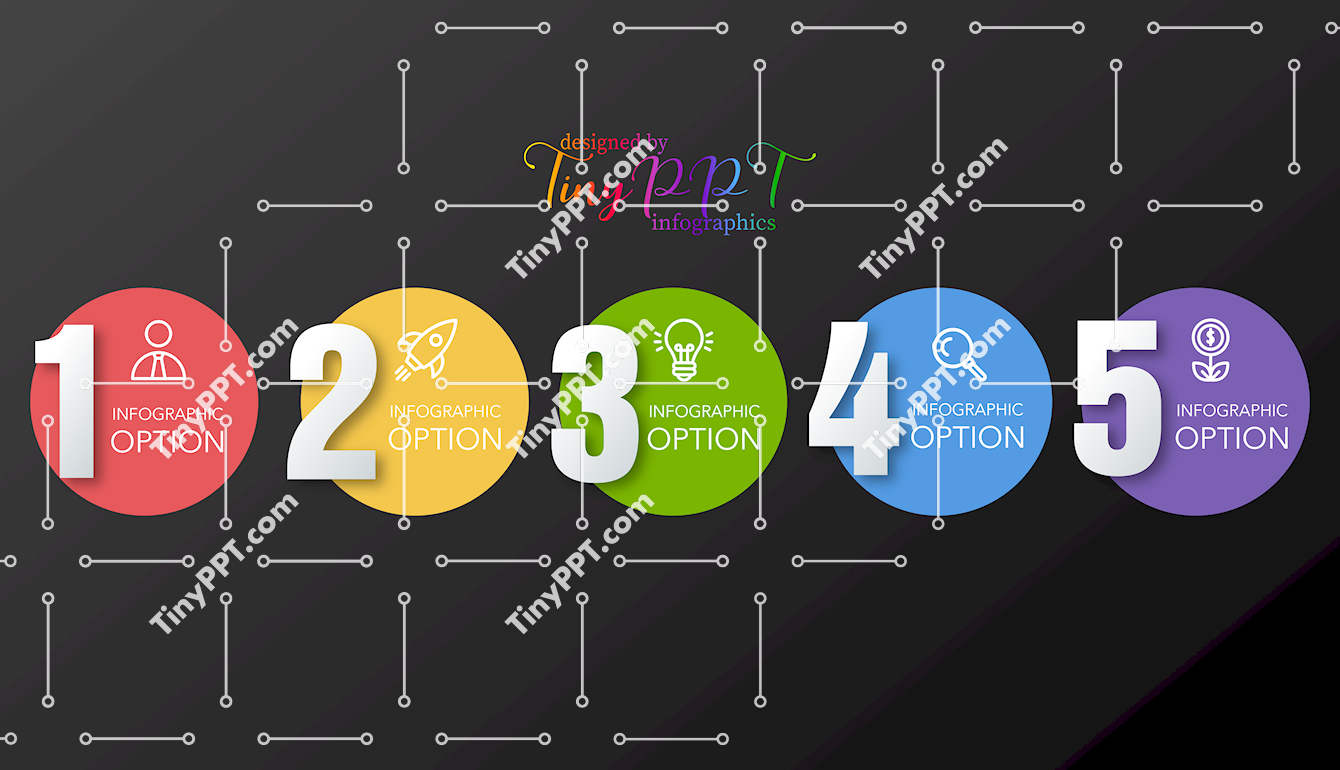 Numbered Options Infographic Slide