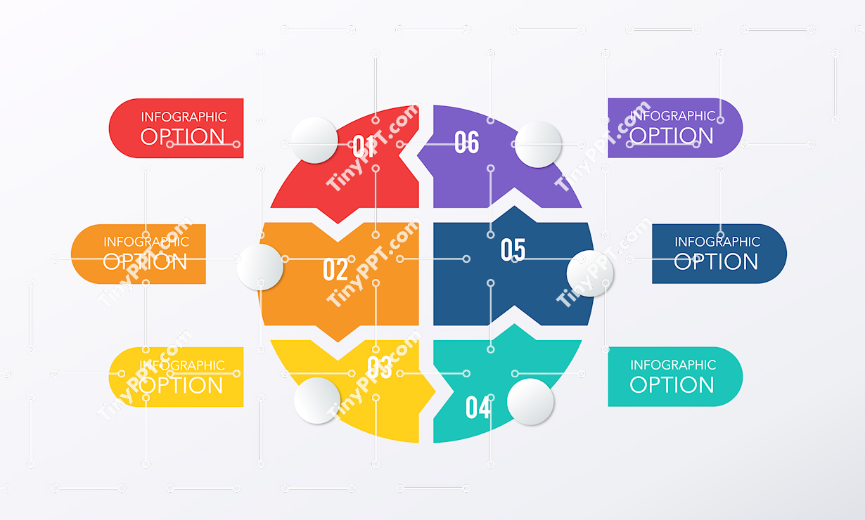 Process Wheel Infographic PPT