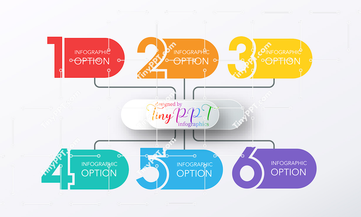 Numbered Steps Diagram PPT