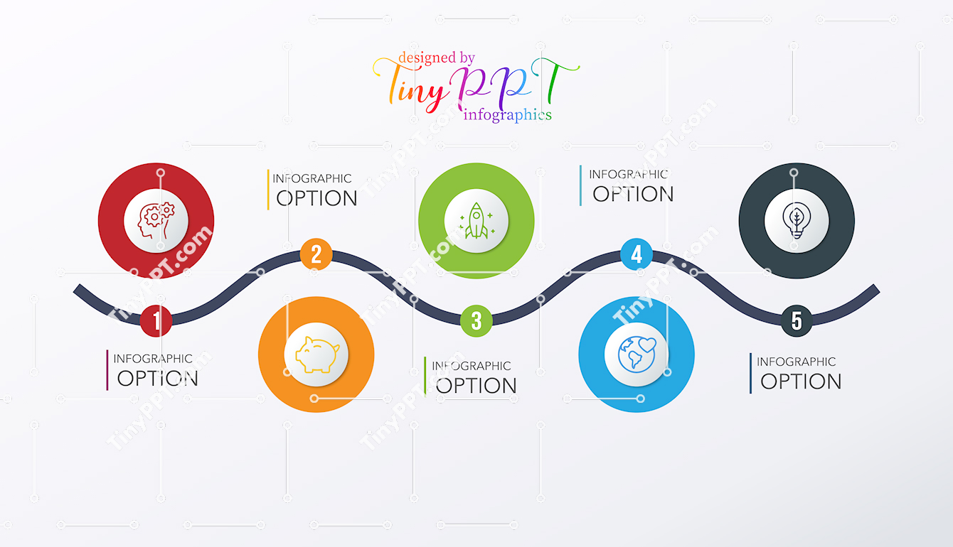 Roadmap Flow Infographic PowerPoint