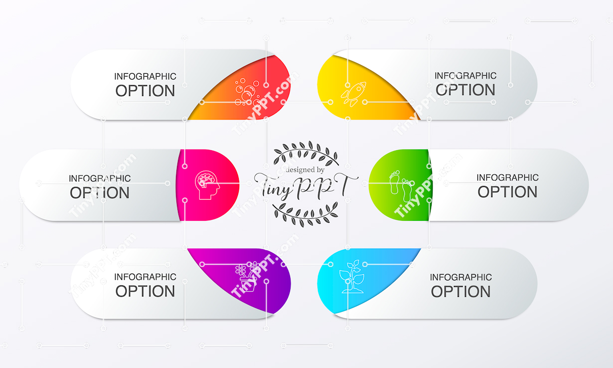 Segmented List PPT Slide