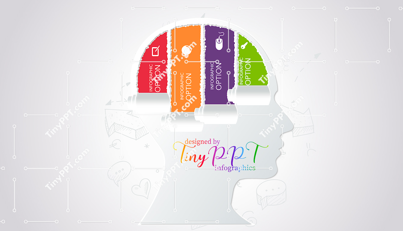 Brain Process Infographic PPT