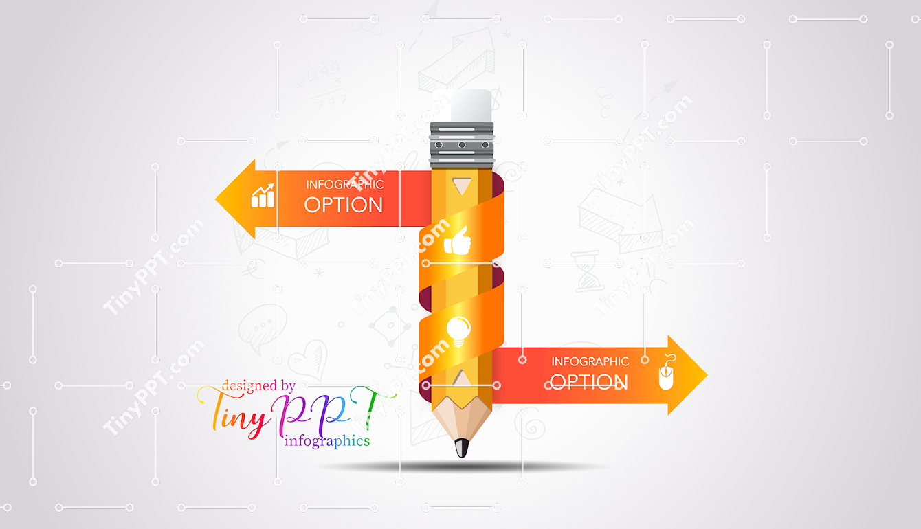 Vertical Pencil Options Slide