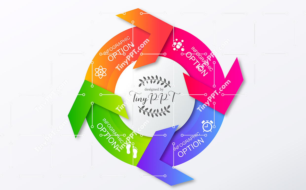 Arrow Cycle Infographic PowerPoint