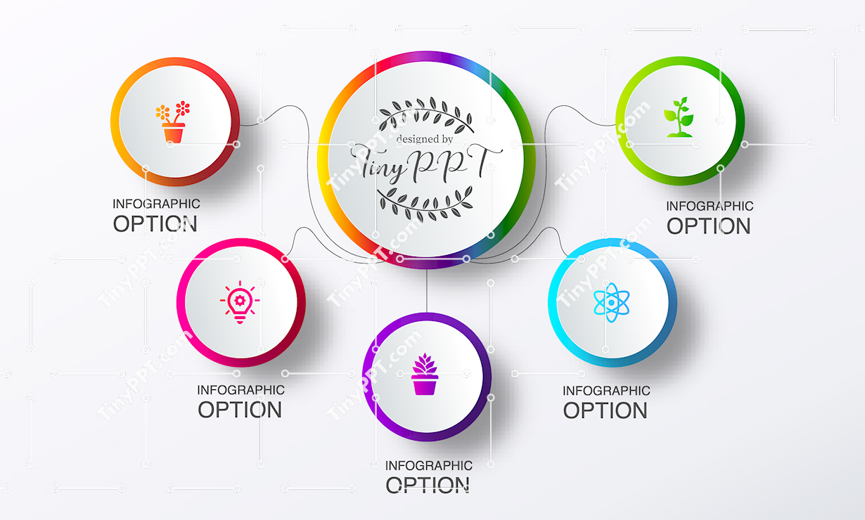Process Hub Infographic PowerPoint