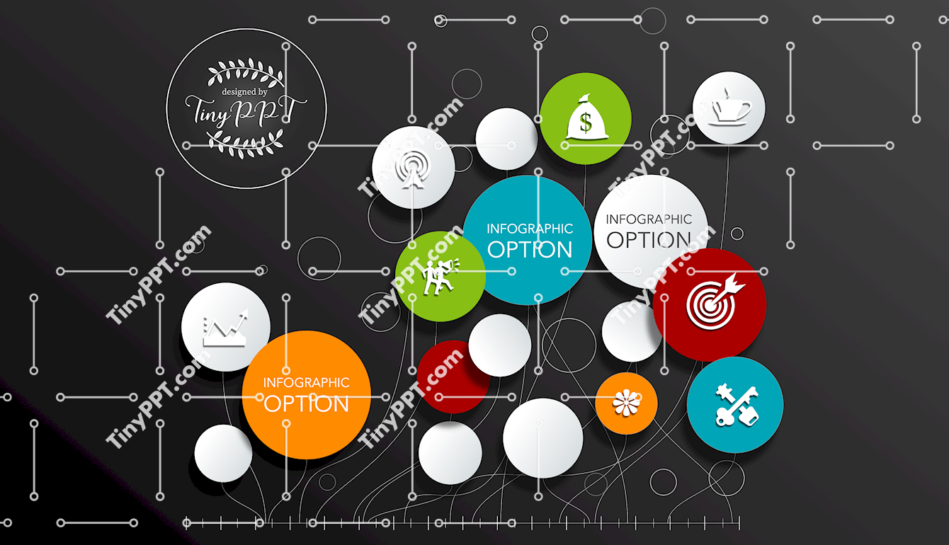 Relationship Network Infographic PPT