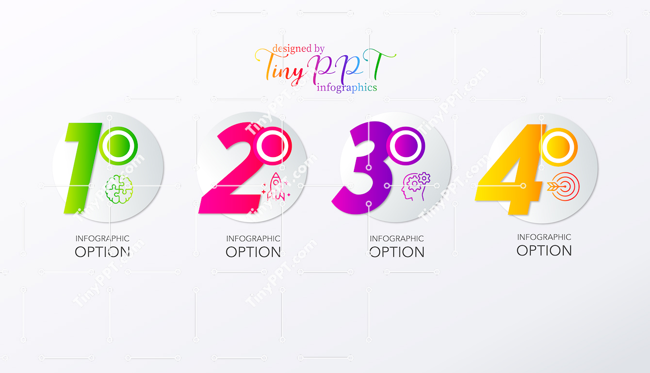 Four Stage Learning Diagram PPT