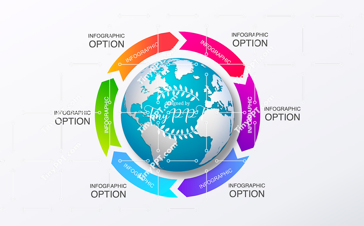 World Cycle Infographic PowerPoint