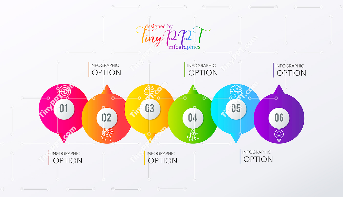 Bubble Step Process Slide