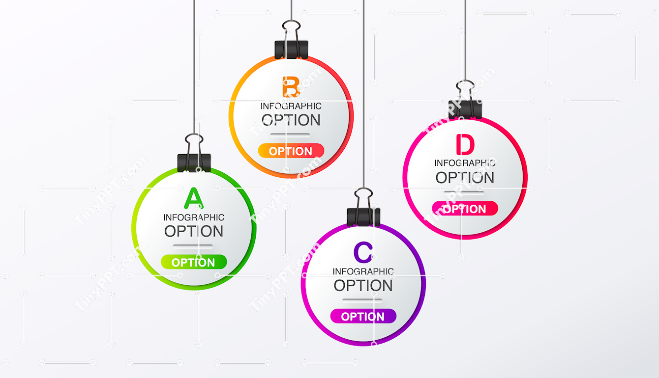 Hanging Options Infographic Template