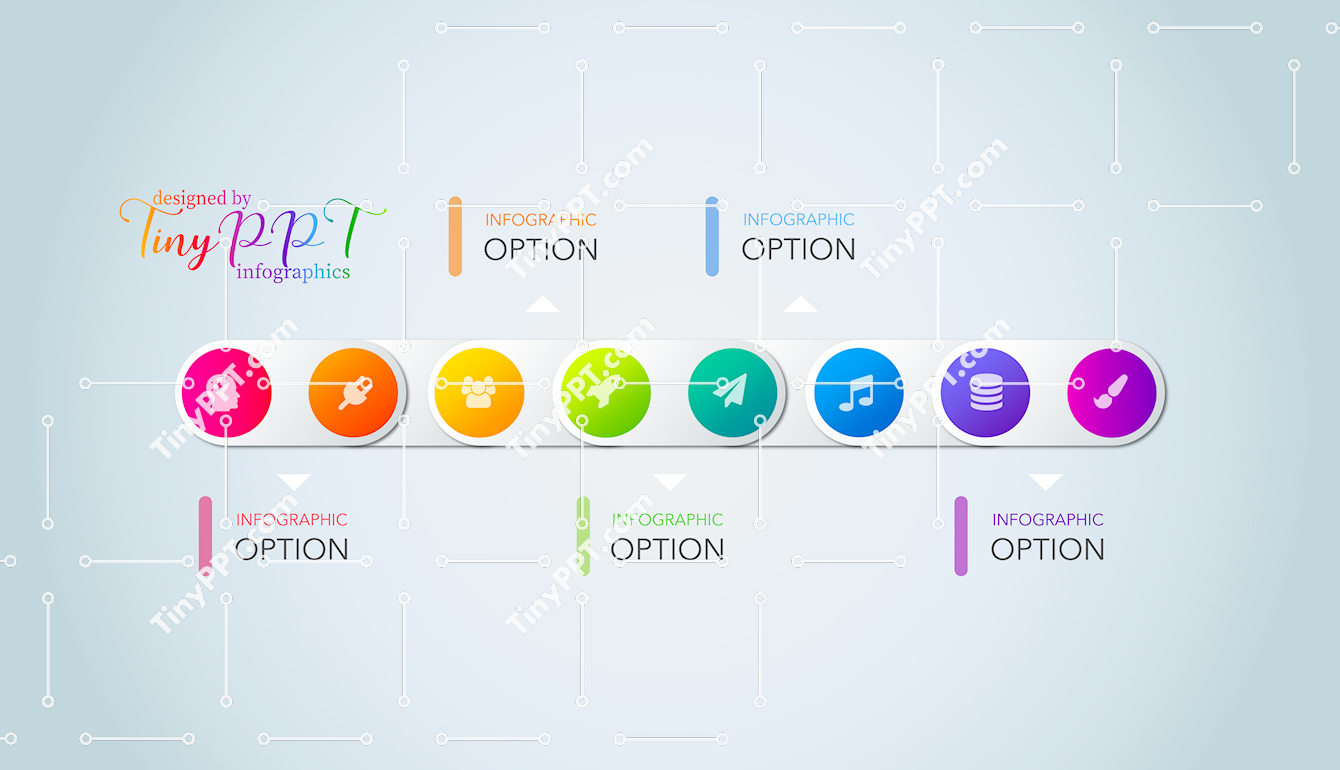 Sequential Icons PowerPoint Template