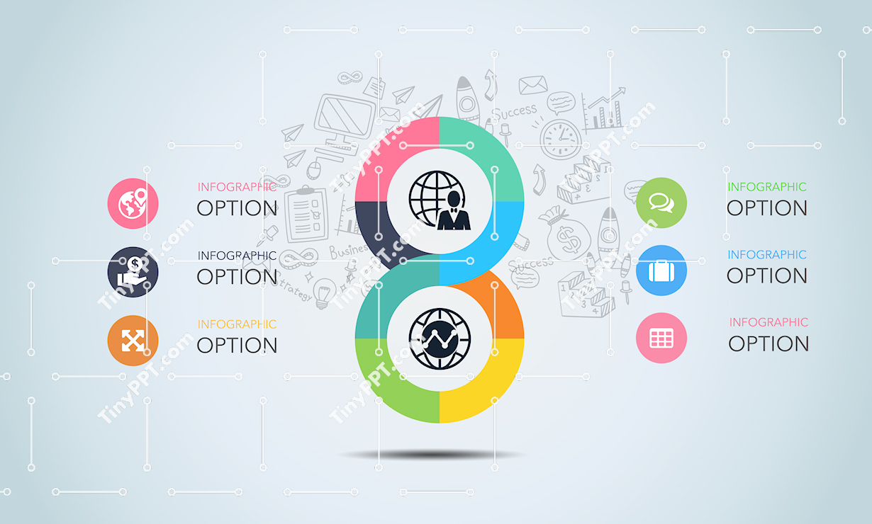 Circular Options Infographic PPT