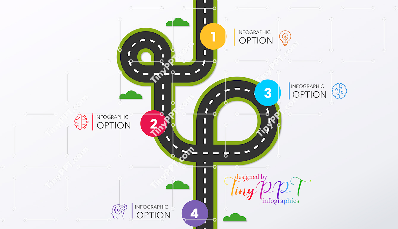 Process Roadmap Diagram PPT