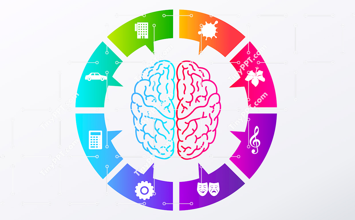 Relationship Wheel Infographic PPT