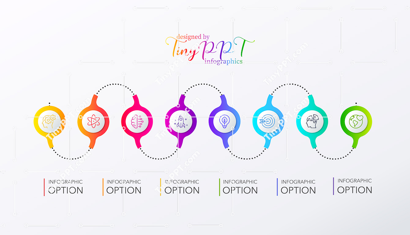 Process Flow Icons PowerPoint