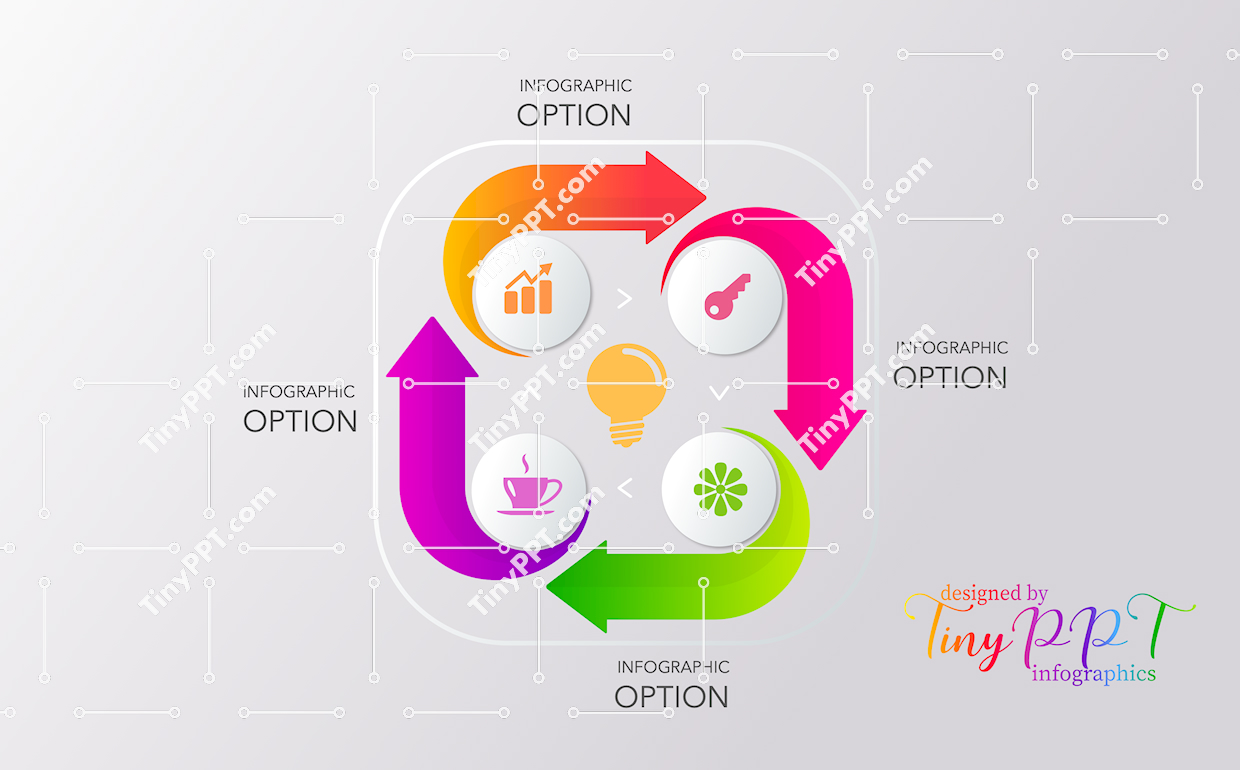 Looped Process Diagram PowerPoint