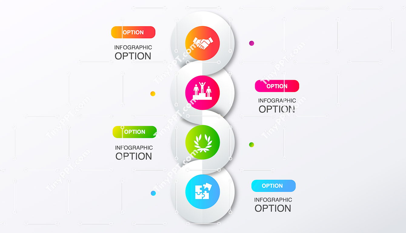 Vertical Process Timeline PPT