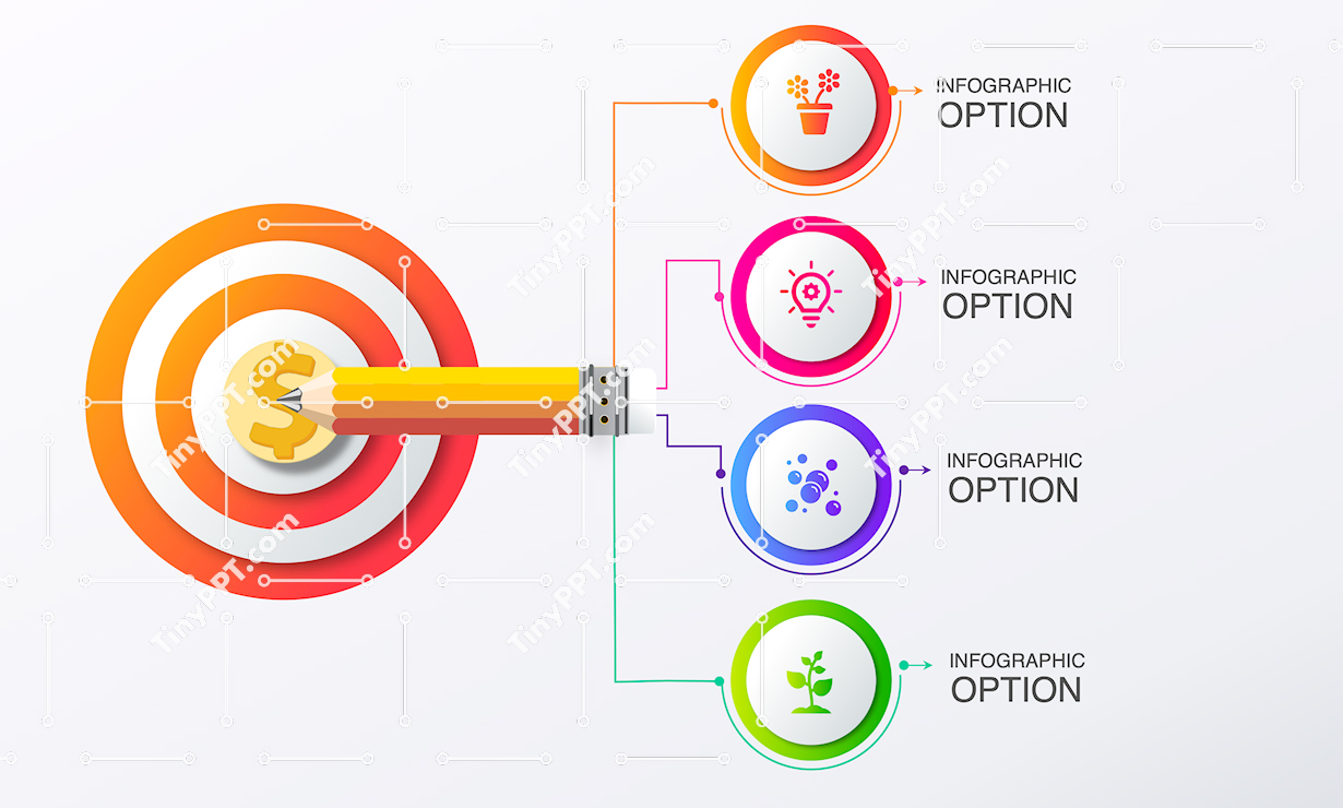 Target Outcome Process Diagram PPT