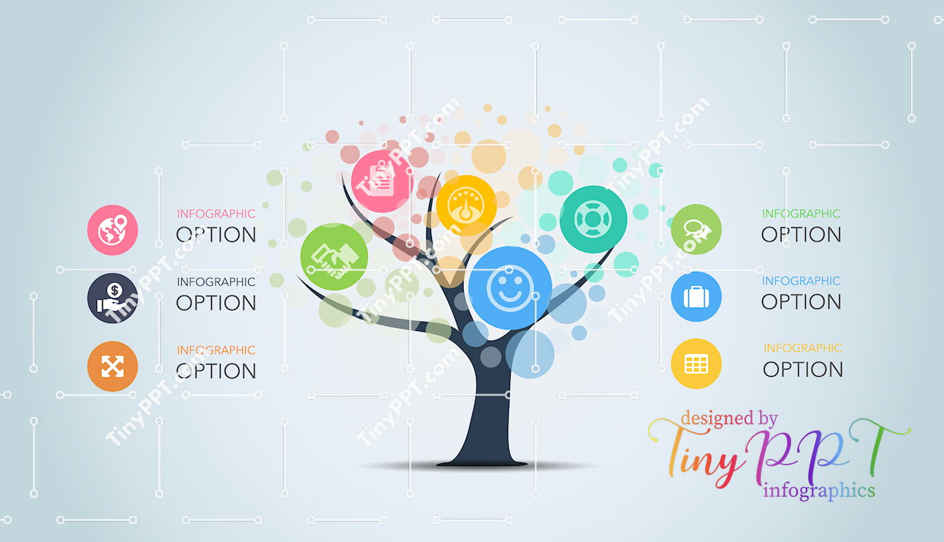 Creative Idea Tree Infographic Slide