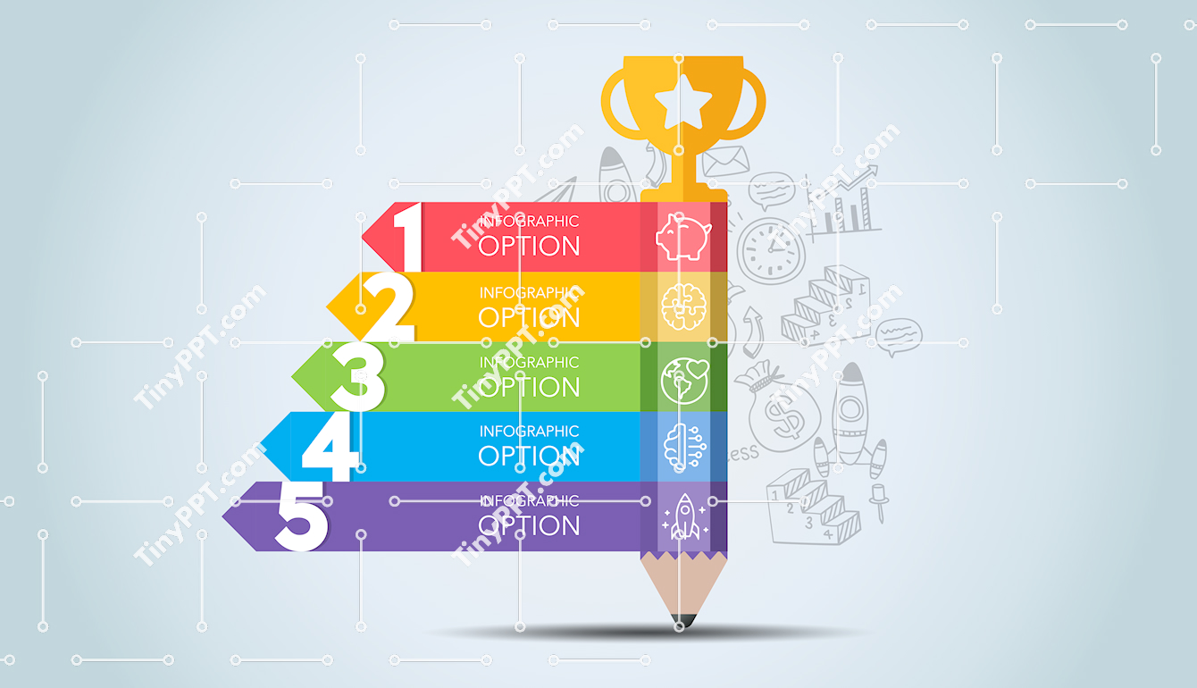 List Pencil Strategy Infographic