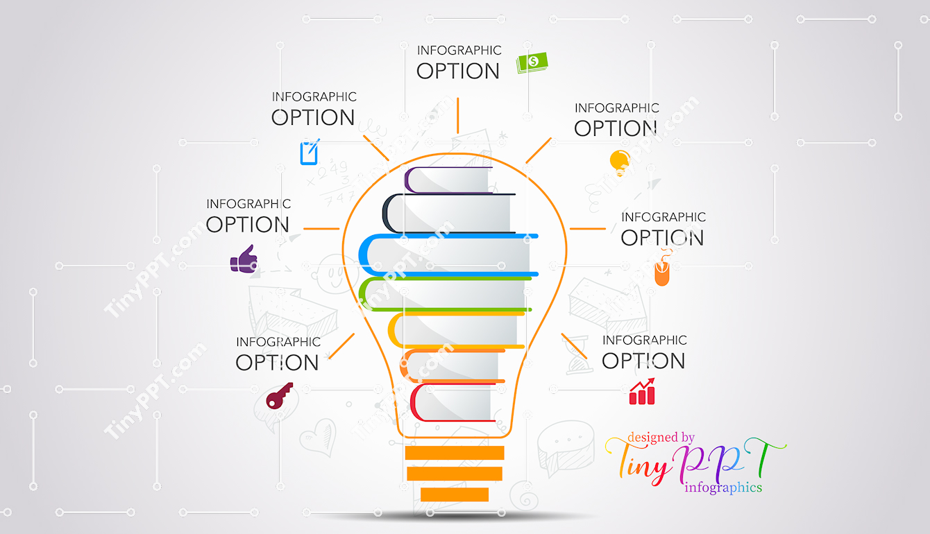 Idea Lightbulb Process Diagram PPT