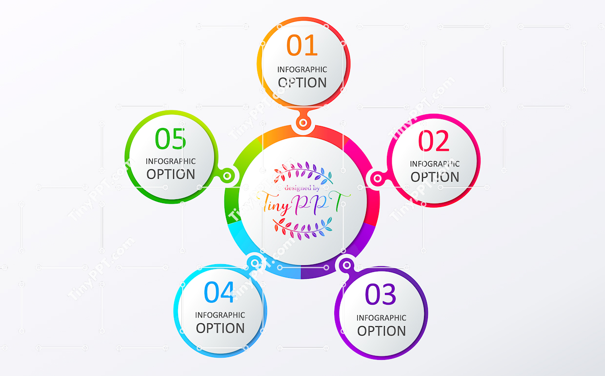 Connected Nodes Diagram PPT