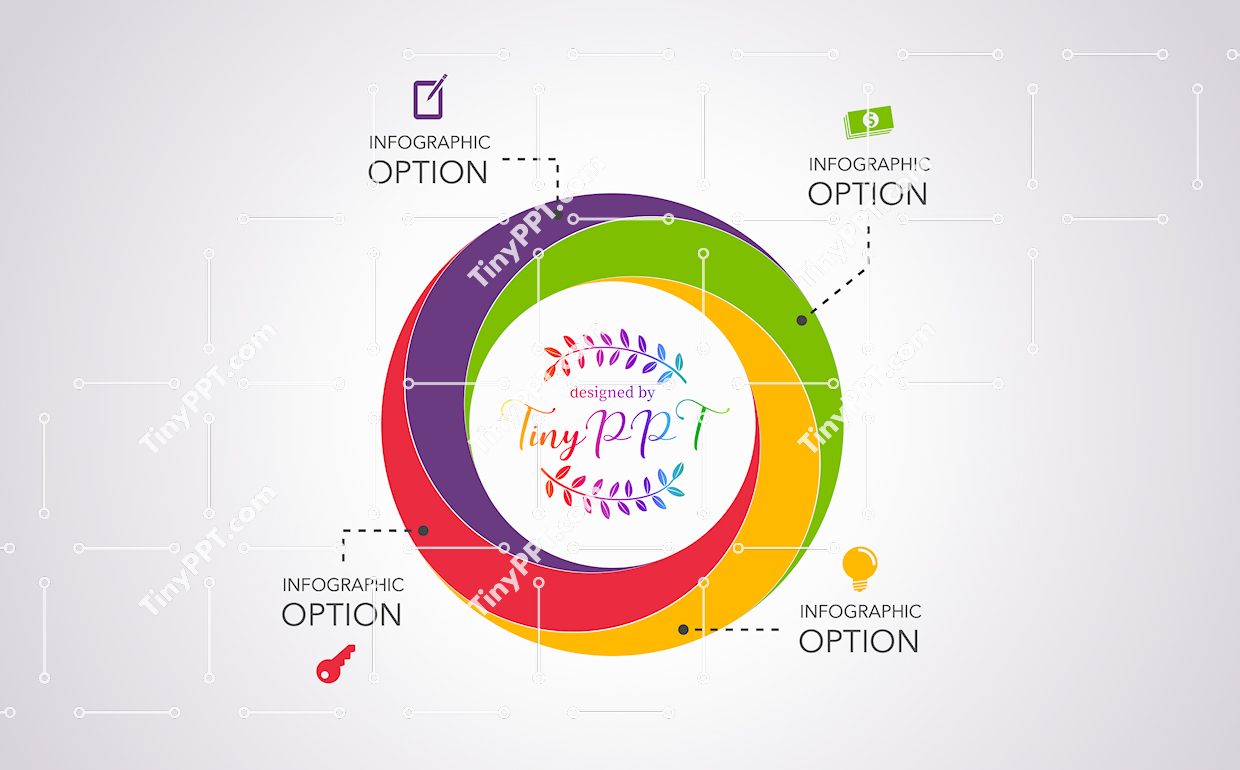 Layered Circle Process Infographic