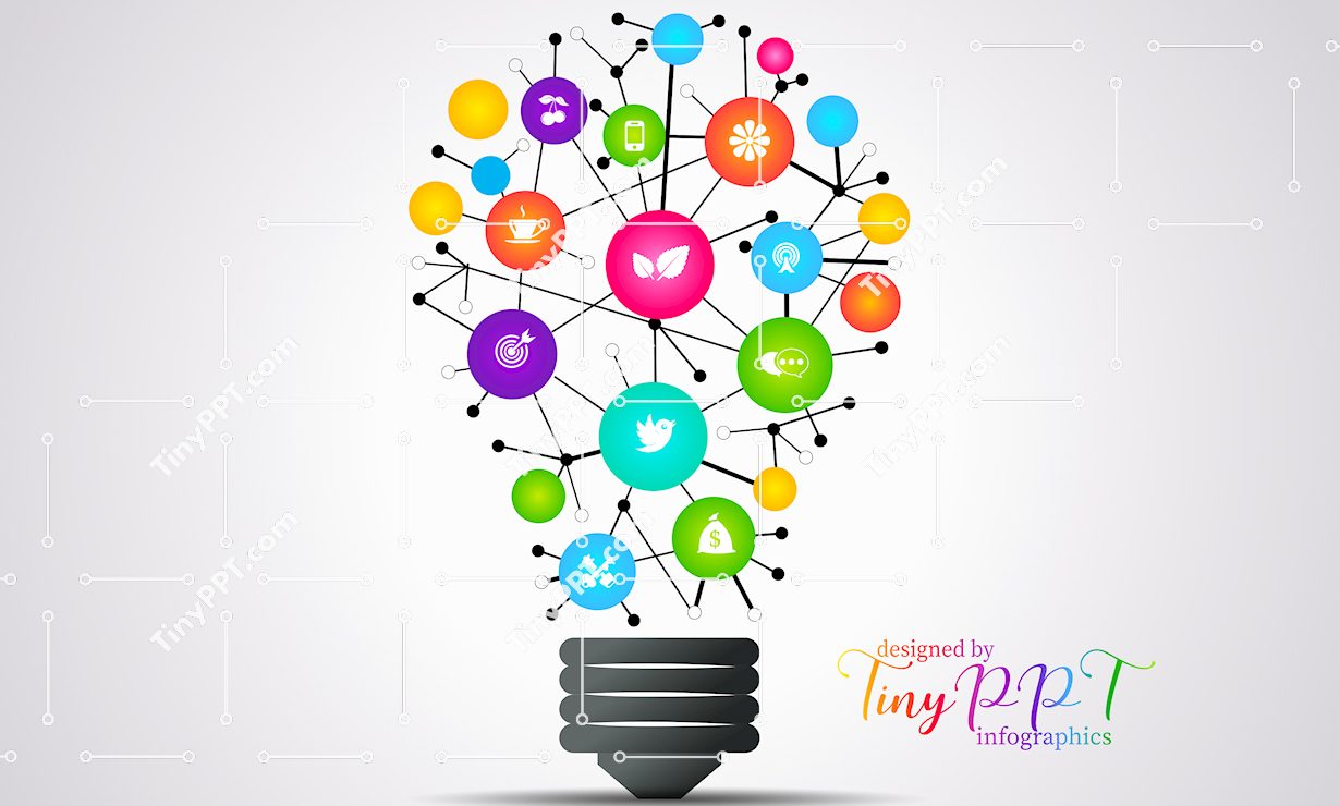 Innovation Network Lightbulb PPT