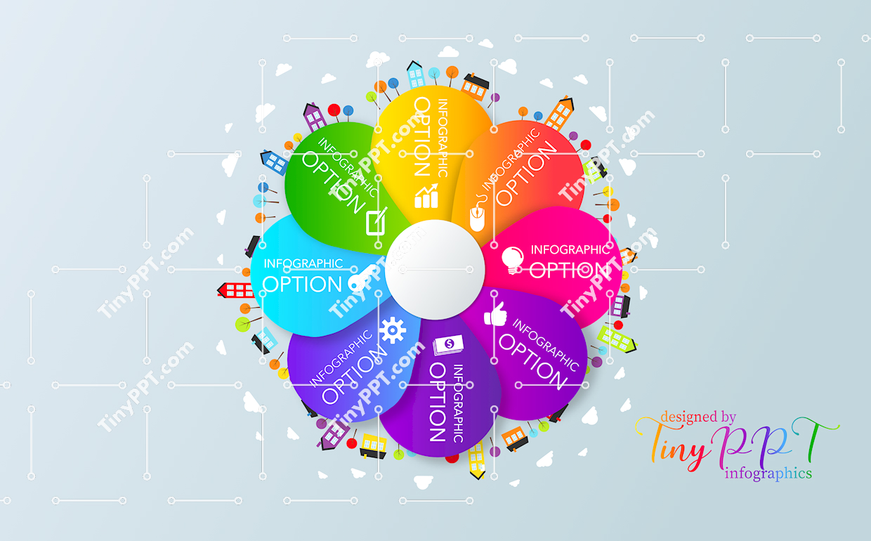 Colorful Cycle Infographic Template
