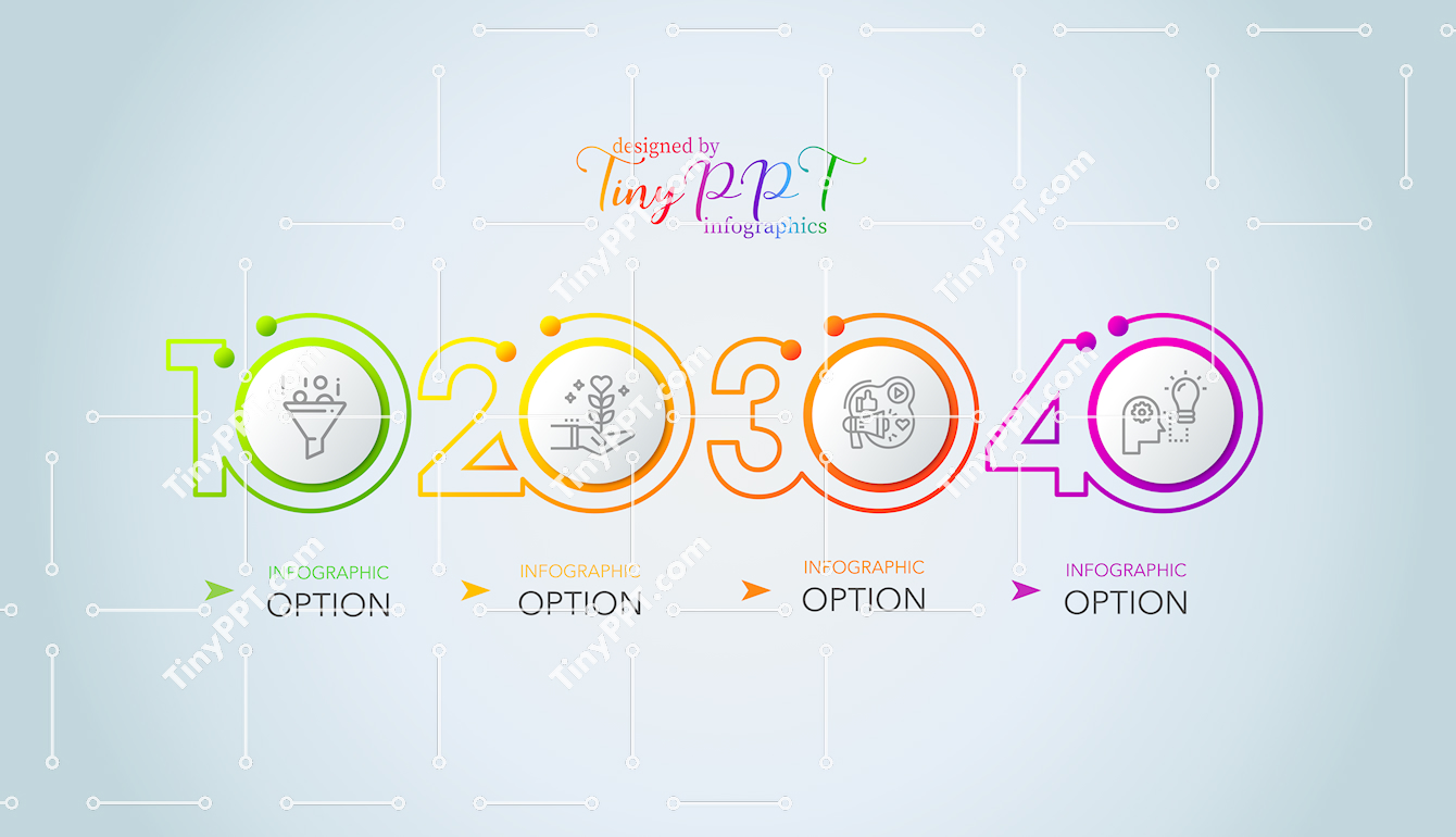 Linear Number Path PowerPoint