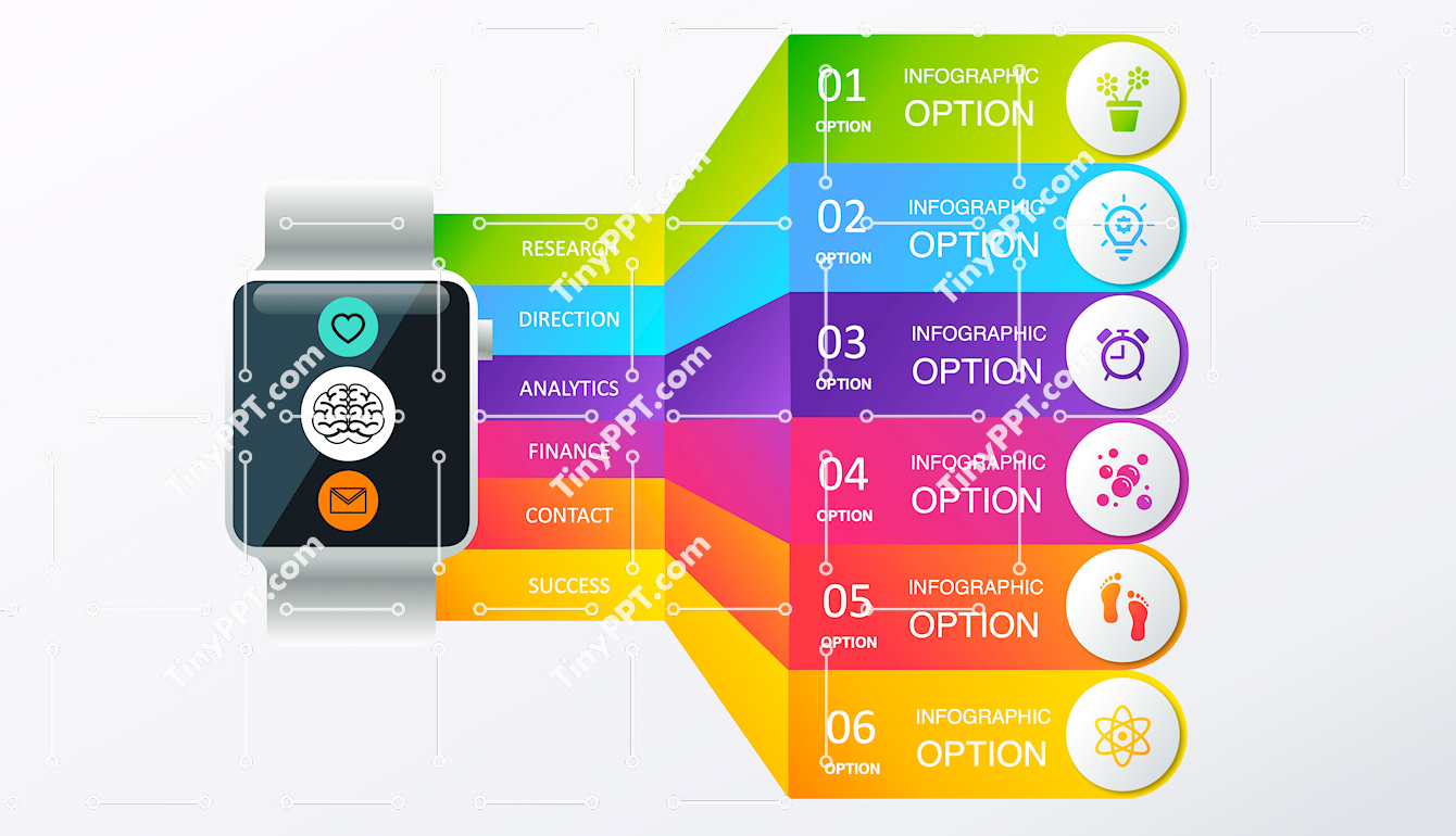 Smartwatch Workflow Infographic Template
