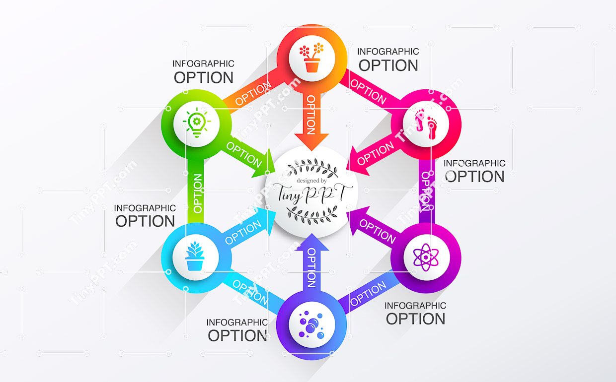 Workflow Cycle Infographic Template