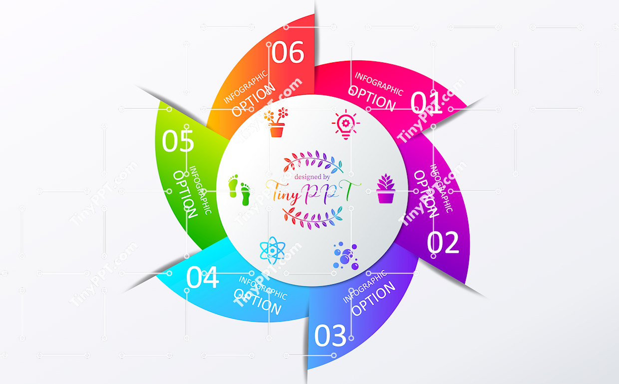 Rotational Process Infographic PowerPoint