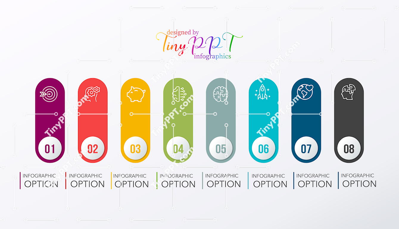 Vertical Milestone Infographic Template