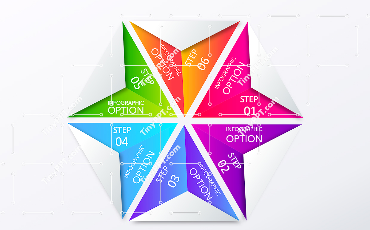 Cycle Infographic PowerPoint Star