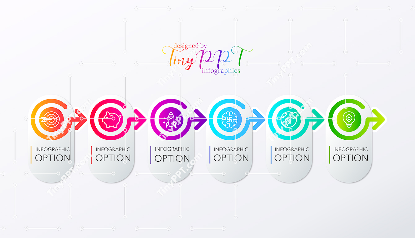 Arrow Flow Process PowerPoint
