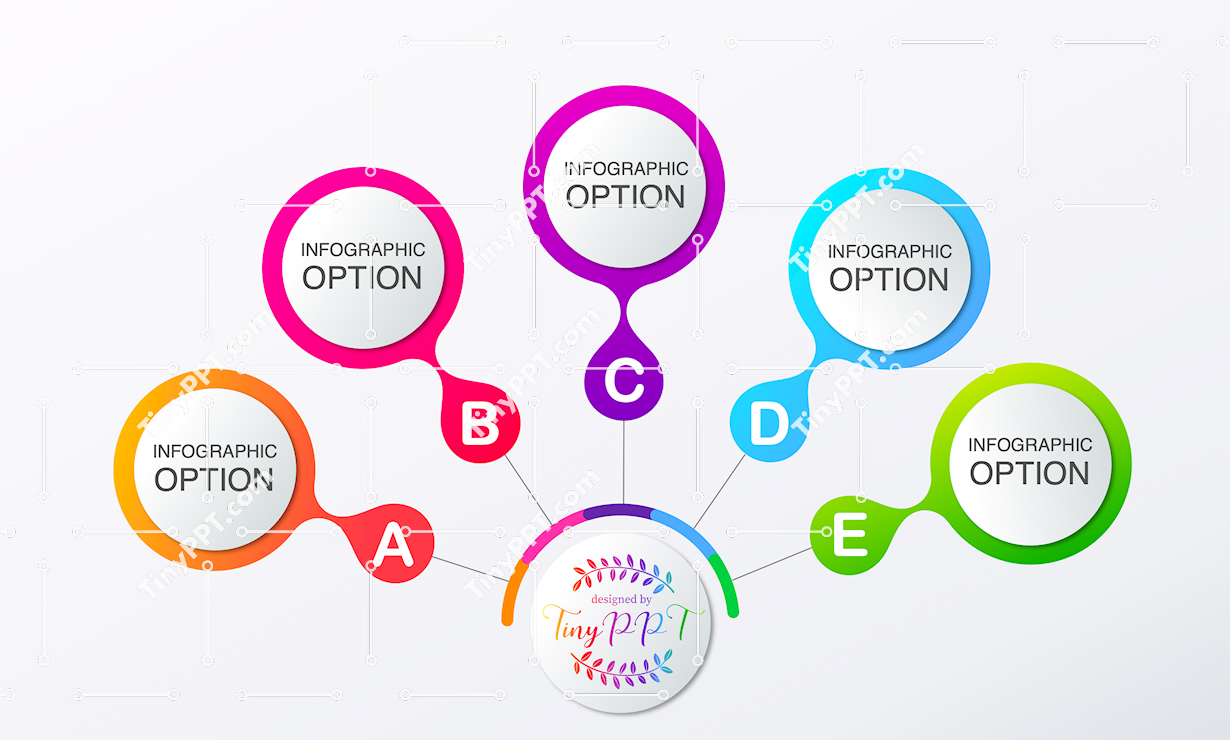 List Infographic PPT Branch Diagram