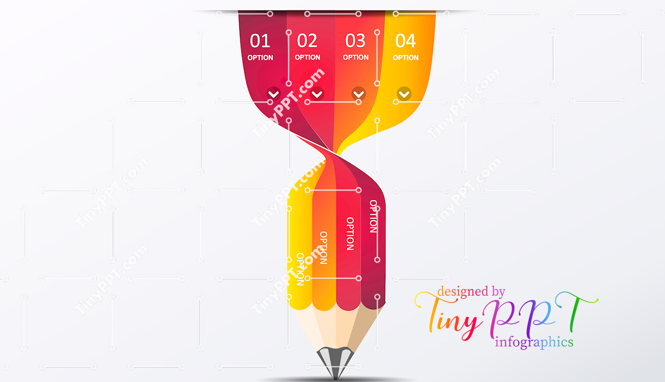 Process Pencil Funnel PPT