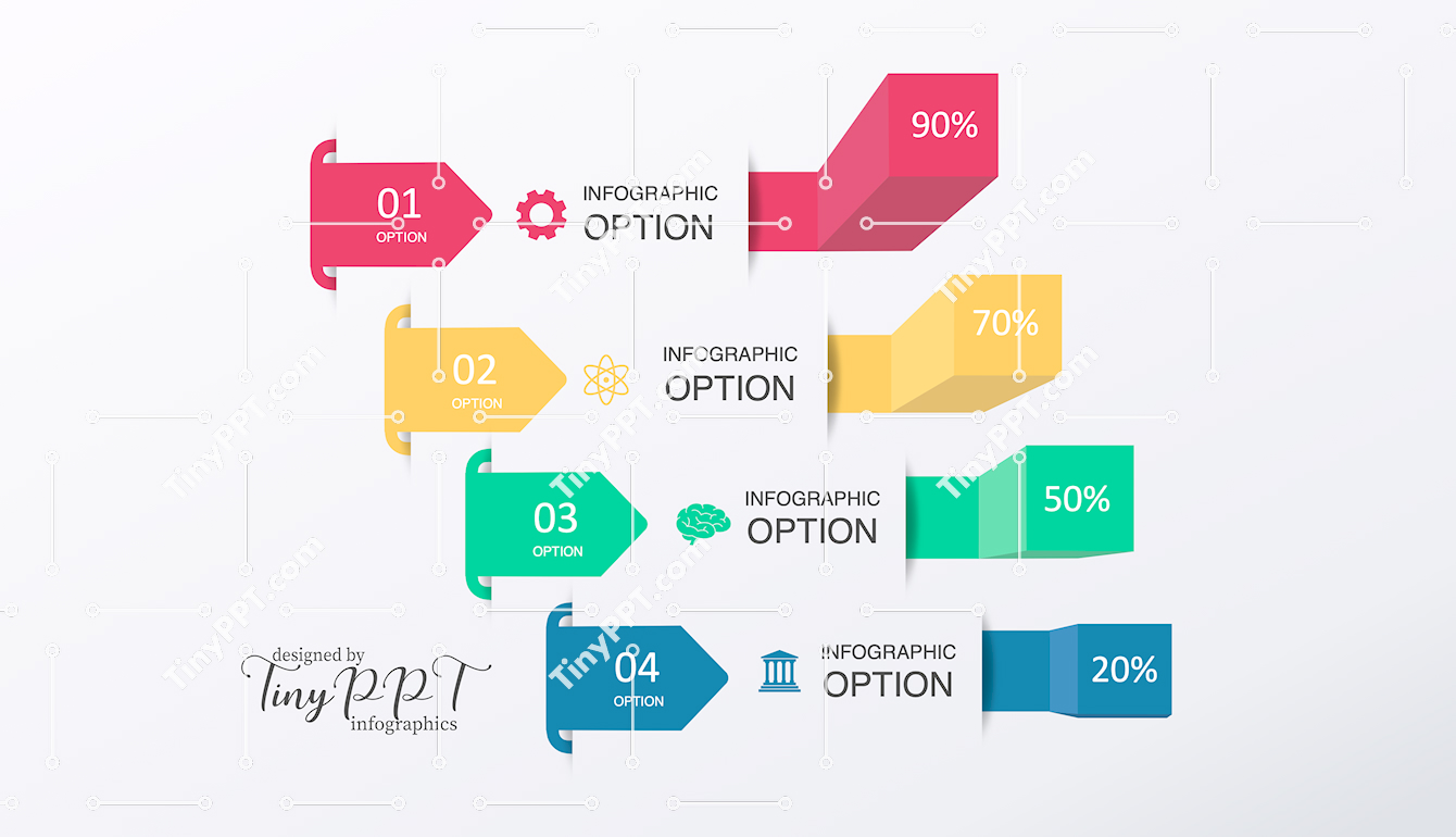 Progress Percent Diagram PPT