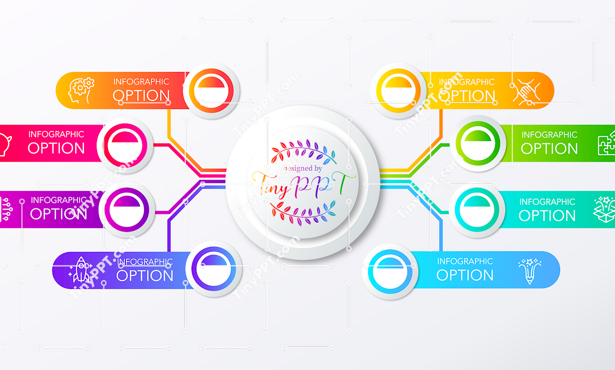 Multi-Branch Diagram PowerPoint