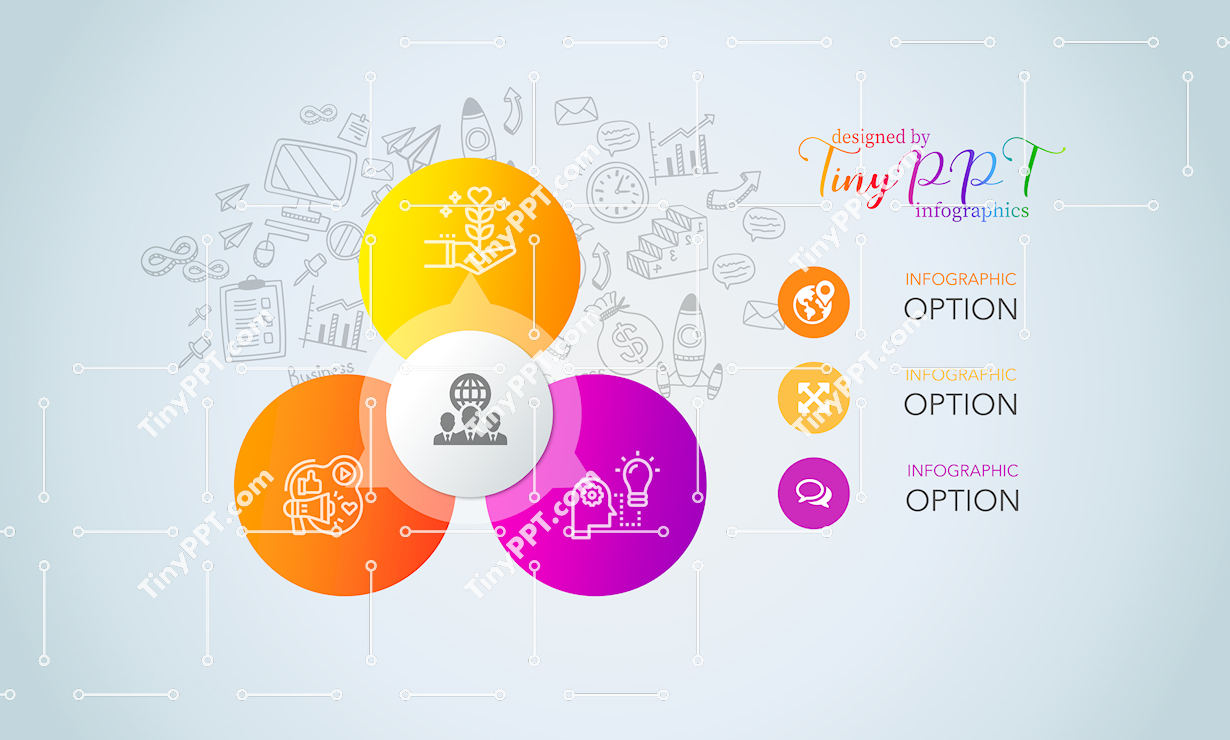 Circular Process Infographic PPT