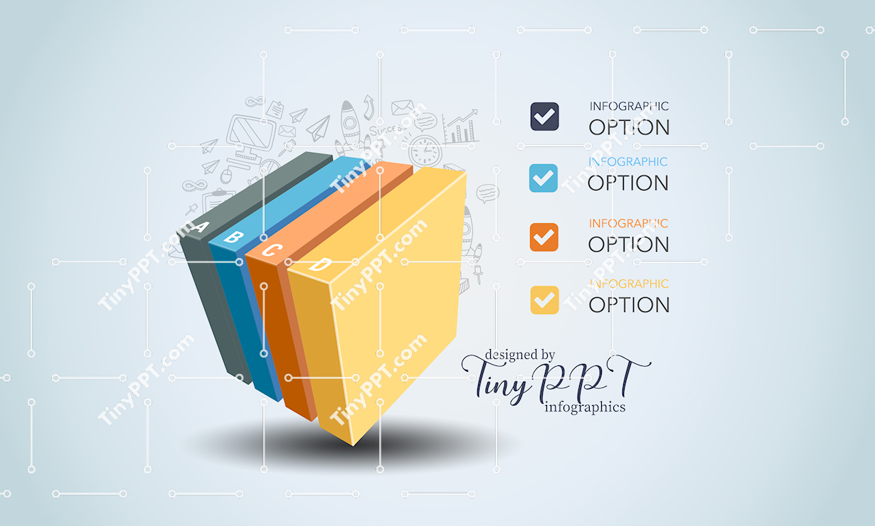 Stacked Card Process PPT