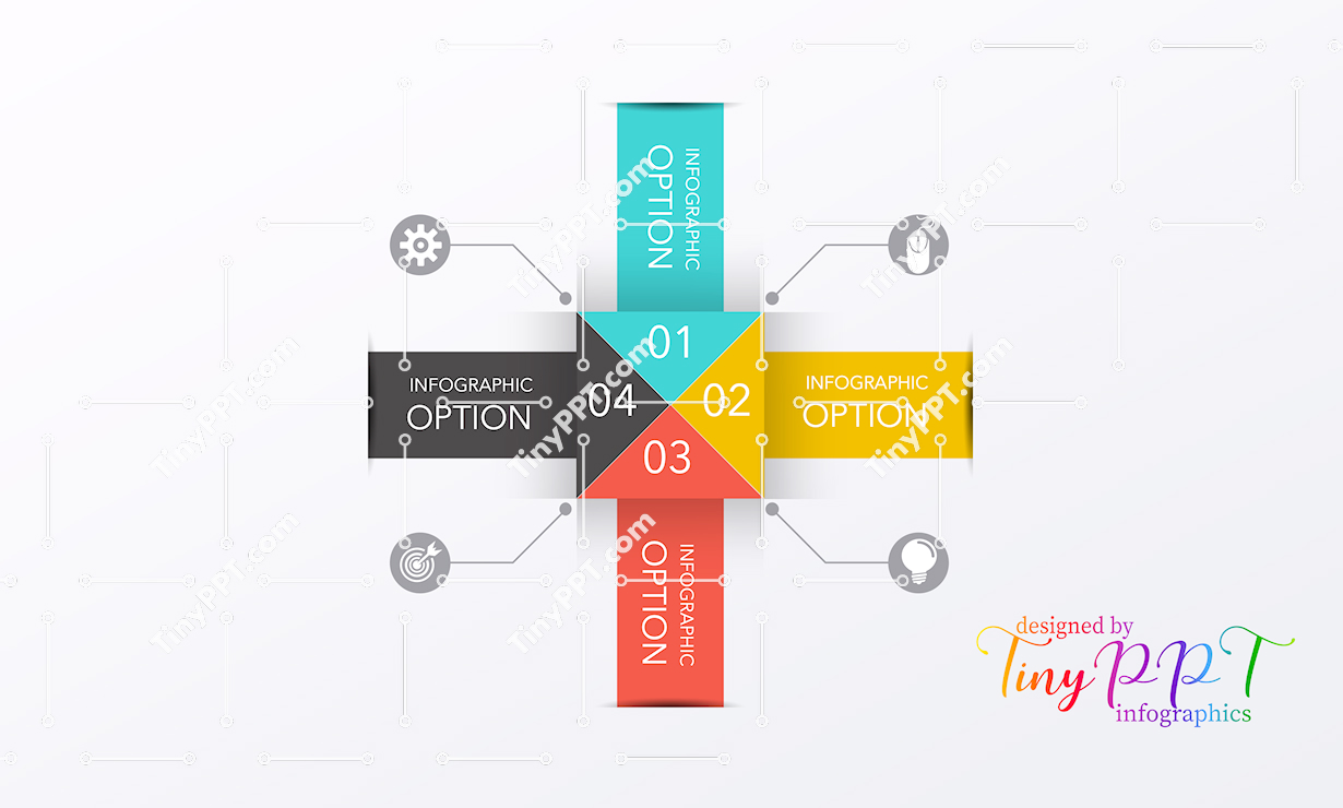 Process Cross Diagram PowerPoint