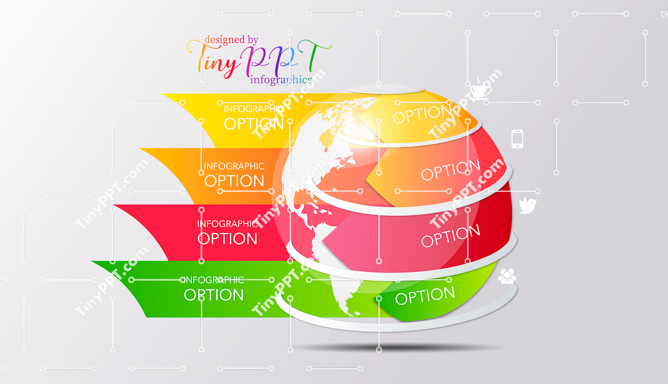 Global Layers PowerPoint Infographic