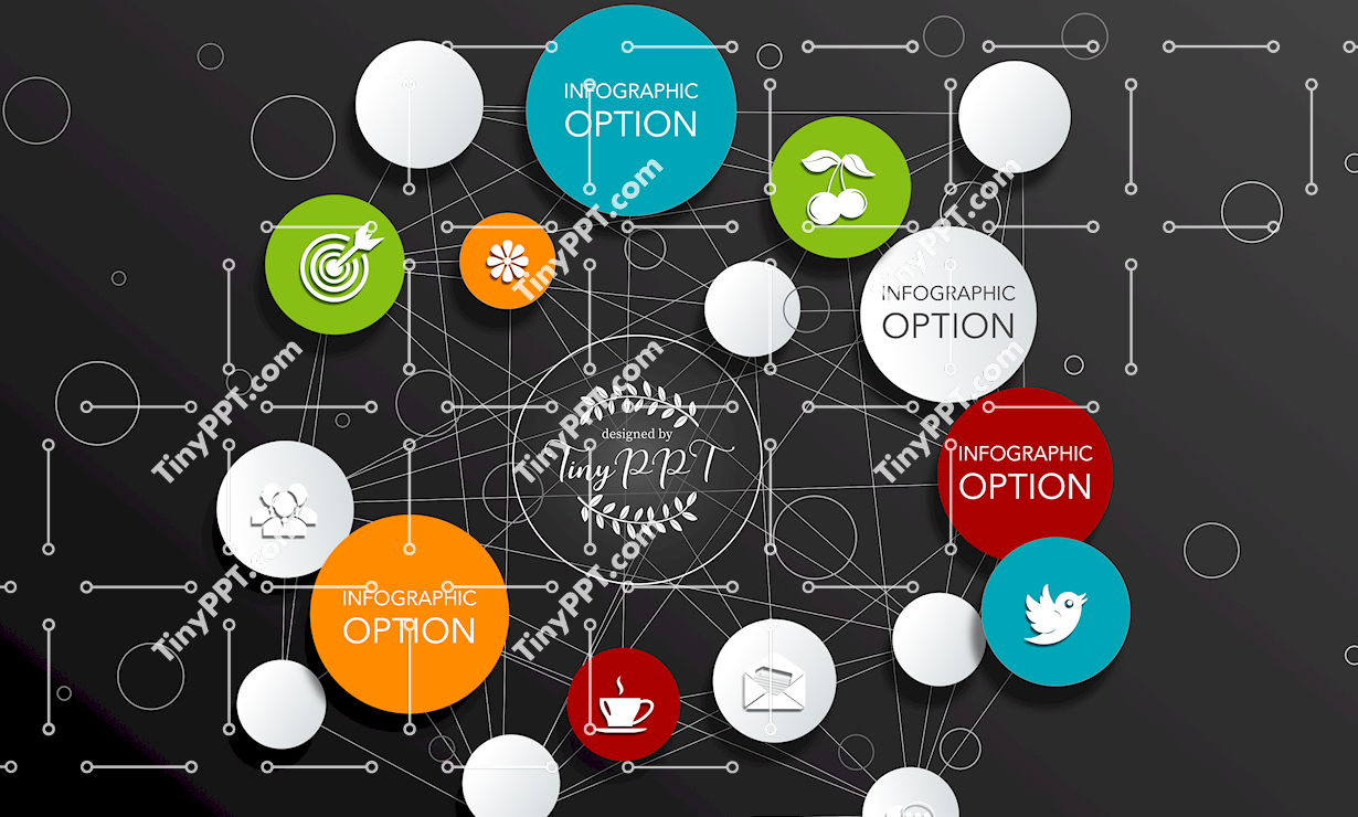 Relationship Network Infographic Slide